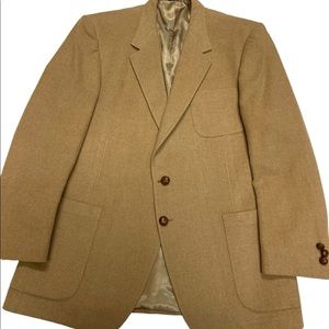 Saxony Hall Camel Hair mens blazer 40R
